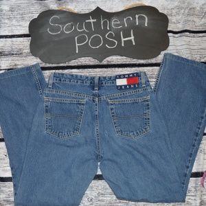 Tommy Hilfiger Vintage Boot Cut Denim Bootleg High Rise Mom 90s Jeans